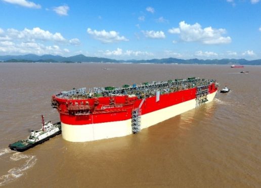 The FPSO is due to begin producing from the Karish field in early 2021