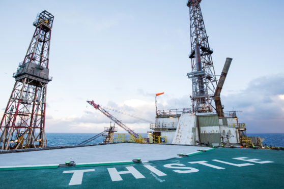 The Thistle Alpha platform was evacuated last month following a subsea structural inspection.