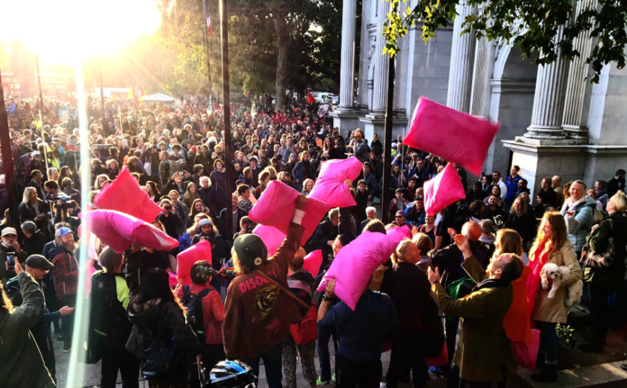 Extinction Rebellion shut down Westminster.