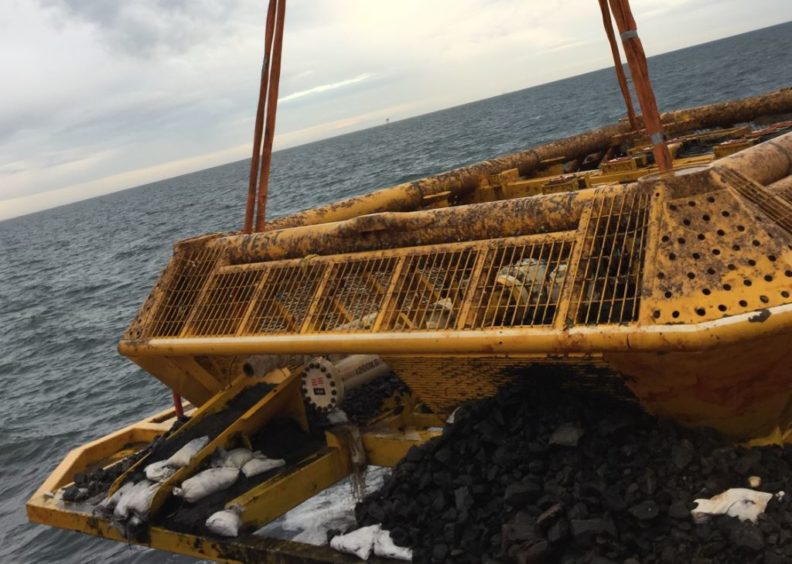 Juliet was tied back to Pickerill A via the 190-tonne manifold.