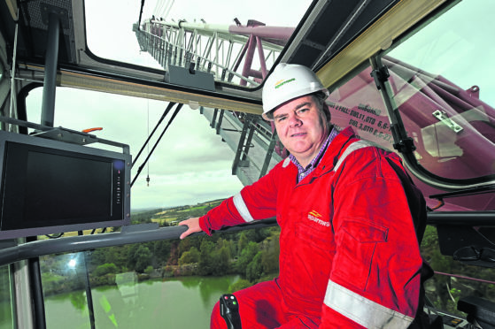 Feature - Hugh MacLeod is maintenance and operations superintendent, He has travelled the world as a crane operator and has established an after work club at Sparrows training centre in Tyrebagger.