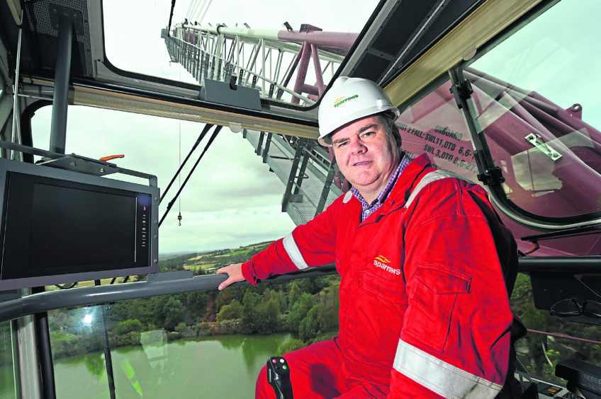 Feature - Hugh MacLeod is maintenance and operations superintendent, He has travelled the world as a crane operator and has established an after work club at Sparrows training centre in Tyrebagger.