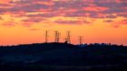 Power lines in Johannesburg