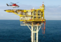 The Ensign platform in the southern North Sea.