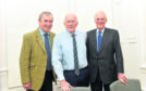 Pictured from left: Patrick Machray, Sir Ian Wood and Andrew Salvesen at the Round table discussion at Opportunity North East, Queen's Gardens, Aberdeen.
Picture by Darrell Benns