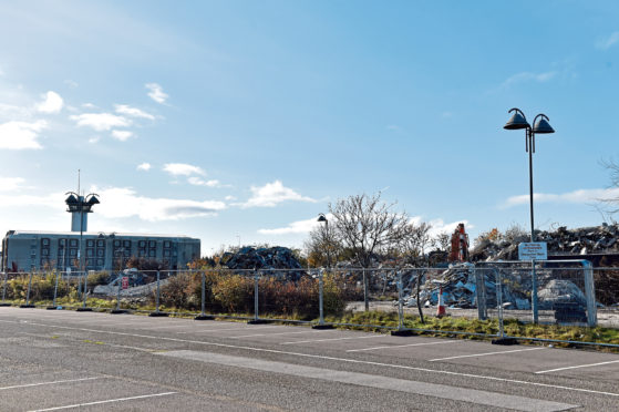 Silverburn House in Bridge of Don has been demolished as developers shape proposals for the site which they expect to submit later this year