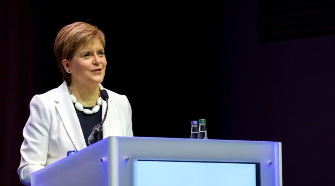 First Minister of Scotland, Nicola Sturgeon.