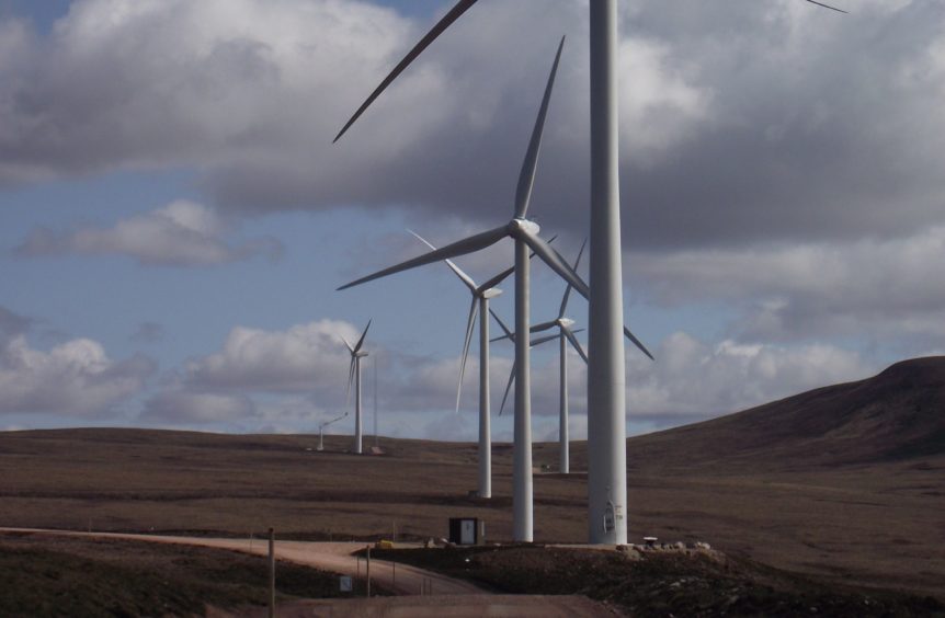 Gordonbush wind farm.