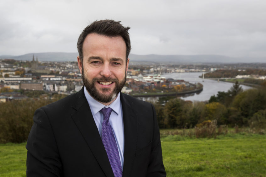 SDLP leader Colum Eastwood. Photo credit: Liam McBurney/PA Wire