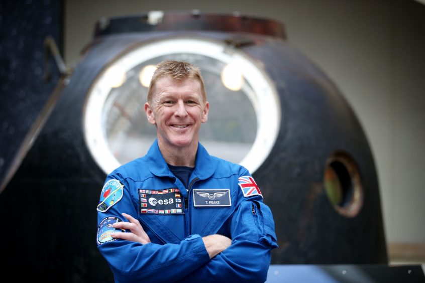 Astronaut Tim Peake.