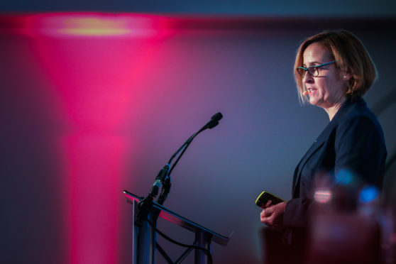 Pauline Innes from OPRED at the Offshore Decommissioning Conference.