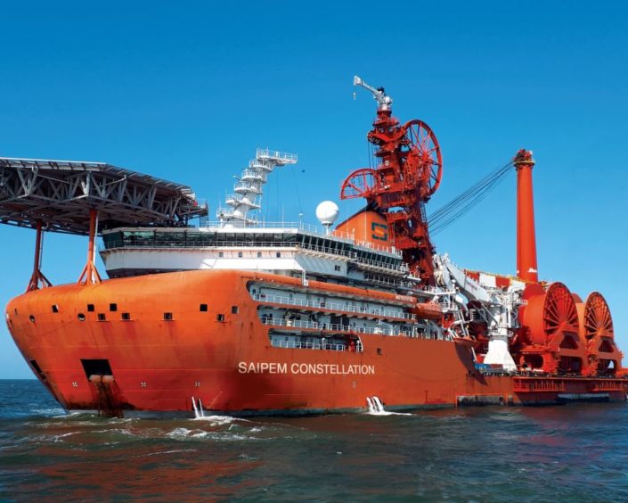 The Saipem Constellation vessel