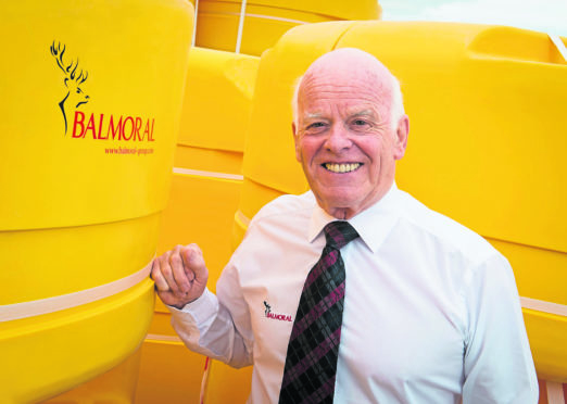 VISION: Jim Milne, chairman and managing director of Balmoral Group, said the company remained committed to the renewables market
