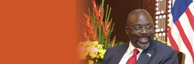 Liberian President George Weah