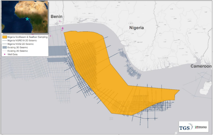 The TGS and PetroData work focuses on Nigeria's deepwaters