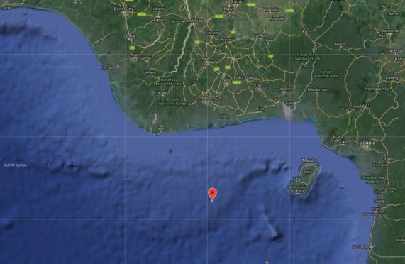 The incident took place around 76 nautical miles south of Bonny, Nigeria.