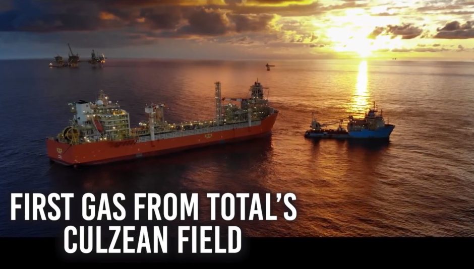 The video looks at some of the major developments of the last 12 months, including first gas from Total's Culzean project.