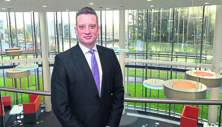 Robert Phillips, legal director, Addleshaw Goddard at Kingshill view, Prime Four Business Park, Kingswells.