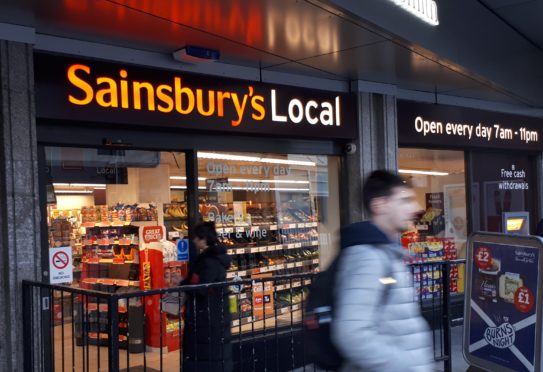 Sainbury's local, Bon Accord Centre, Aberdeen.