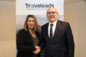 L-R: Sally Cassidy, Traveleads Group Sales Director and Energy Industries Council CEO Stuart Broadley.