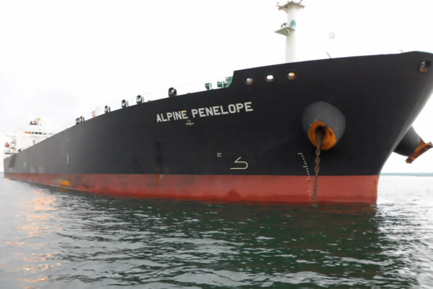 Oceangold Tanker's Alpine Penelope