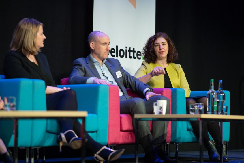 (L-R) Claire Scott, Craig Shanaghey and Teresa Waddington.
Picture by Abermedia / Michal Wachucik