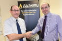 Alchemy Oilfield Services has changed hands after Duncan Murray (right) bought the business from his father Jim Murray, an industry veteran who set up the business 15 years ago. 
Picture by Paul Glendell 19/02 /2020
