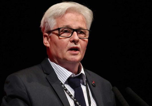Pat Rafferty from Unite Union.
Picture © ALLAN MILLIGAN.