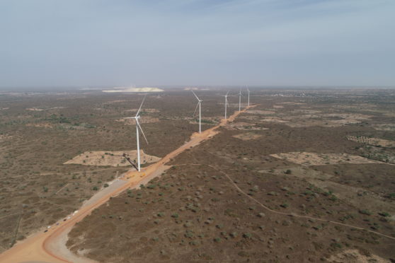 PETN turbines stand in Senegal