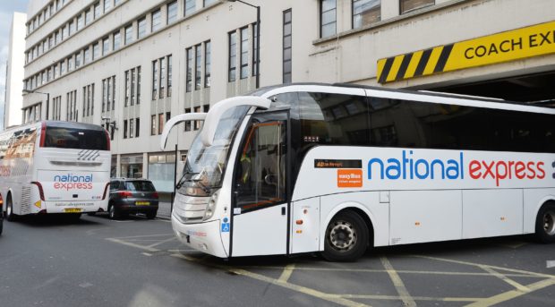 National Express. Photo John Stillwell/PA Wire
