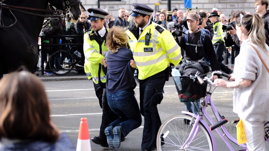 Extinction Rebellion protests in London during October 2019
Source: Energy Voice/Ed Reed