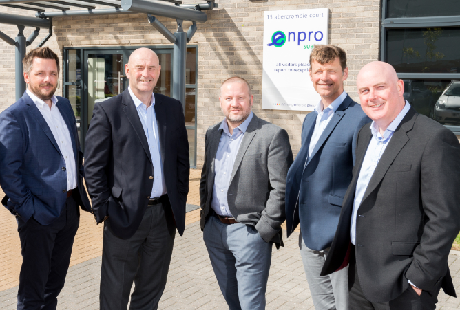 Enpro Subsea directors LtoR- Craig McDonald Ian Donald Steve Robb Neil Rogerson and Tom Bryce