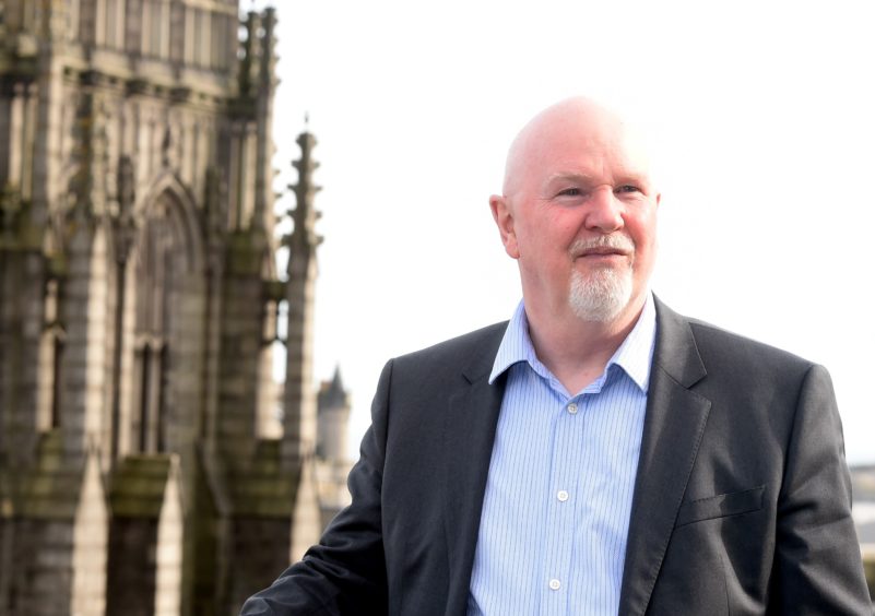 Paul O'Brien from DeepWind Offshore Wind Cluster, pictured at Marischal Square, Aberdeen.
Picture by Jim Irvine.