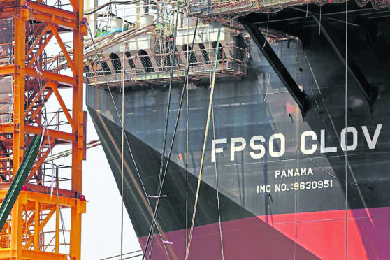 The FPSO for Total's Clov project off Angola. Image courtesy of Total.