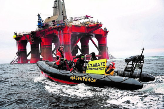 Greenpeace UK activists blocked a BP rig from drilling new oil wells in the North Sea for 12 days in June last year.