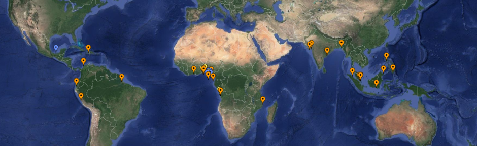 The IMB's piracy map shows a cluster of incidents in the Gulf of Guinea
