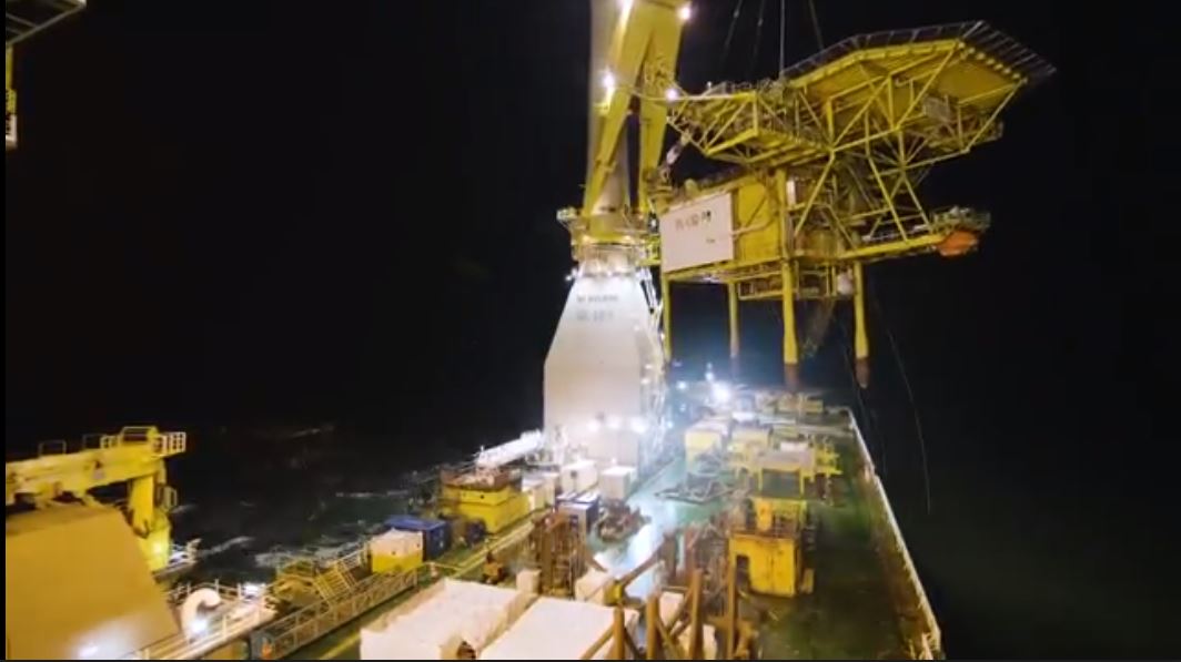 WATCH Timelapse of Neptune Energy North Sea gas