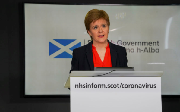 Scotland's First Minister Nicola Sturgeon.