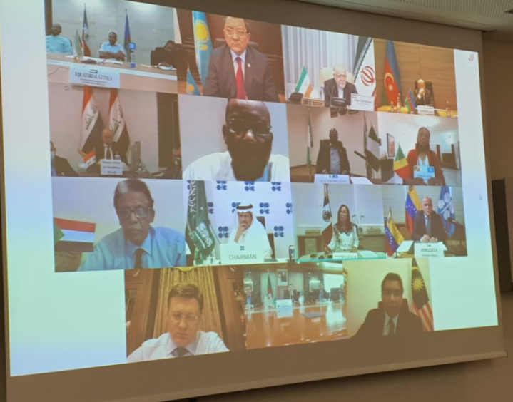 Talks were held via videoconference