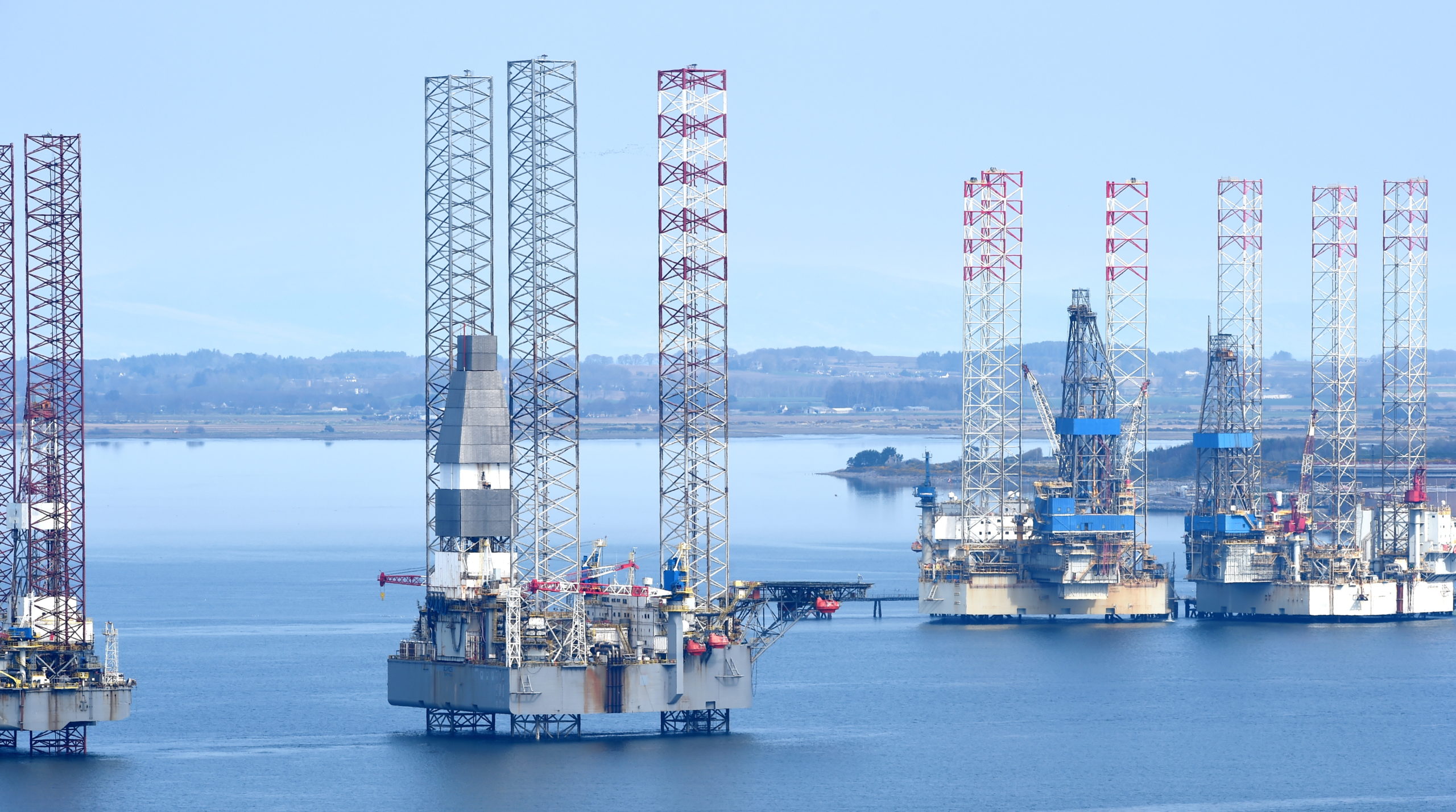 The Cromarty Firth currently hosts 14 rigs, according to local residents