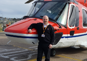 Steve Jones, deputy chief pilot at CHC.