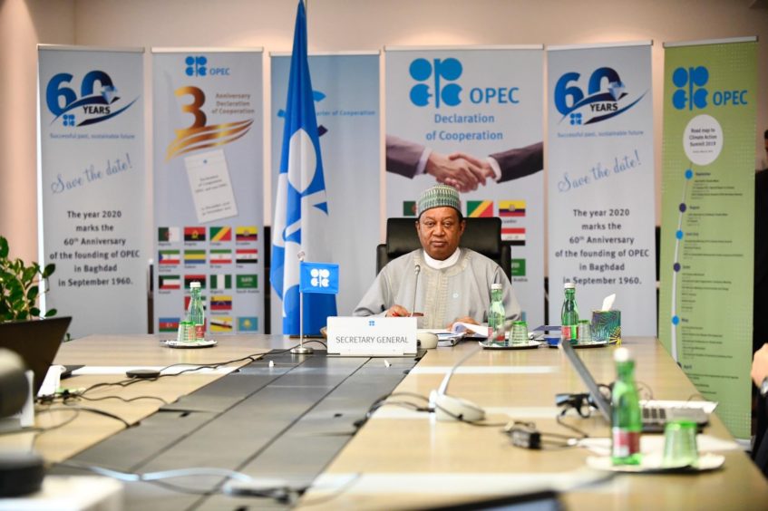 Nigeria's Mohammed Barkindo is OPEC's secretary general . Pic: OPEC