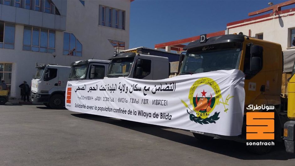 Sonatrach delivers food to Blida