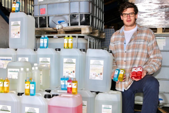 Marko Steiger set up Palm Safe, based in Peterhead, after being made redundant due to the oil price crash.
