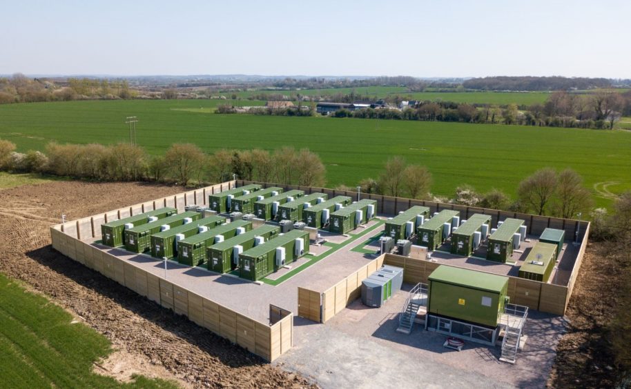 Zenobe Energy's Claredown site.