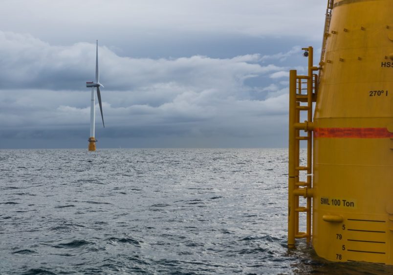 floating wind cluster scotland