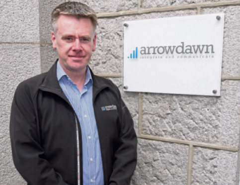 Managing director Gordon Adie