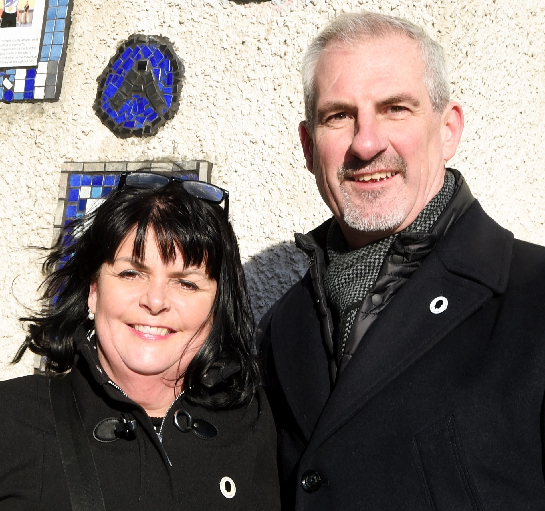 Piper Alpha survivor Steve Rae with his wife MaryAnn