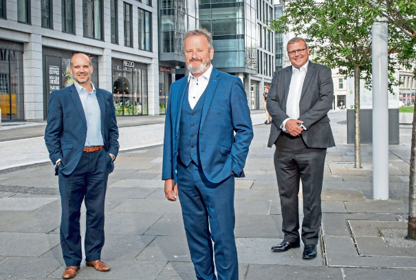 From the left, Moray Barber, Derek Leith and Duncan Reoch