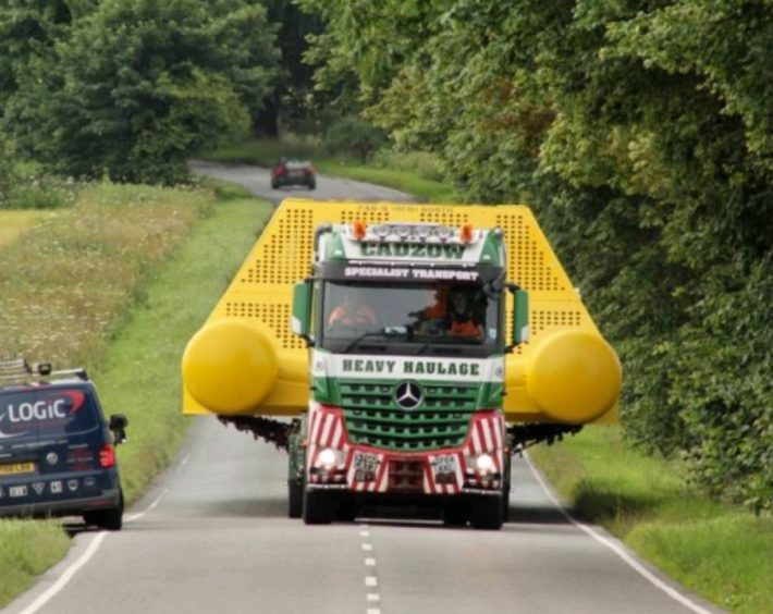 A subsea towhead destined for the Shell Penguins field.